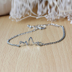 Heartbeat Rhythm Chain Bracelet