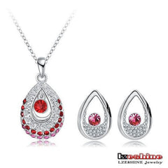 Austrian Crystal Pendant/Earrings Set