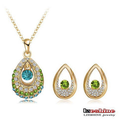 Austrian Crystal Pendant/Earrings Set