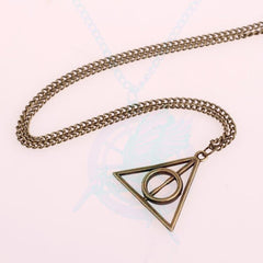 Deathly Hallows Long Chain Necklace