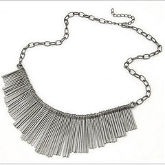 Vintage Jewelry Statement Tassel Necklace