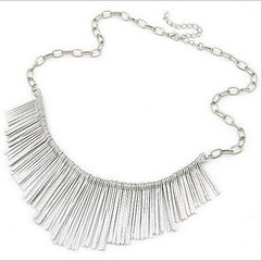 Vintage Jewelry Statement Tassel Necklace