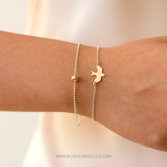 Tiny Peace Dove Bracelet