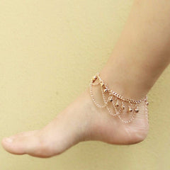 Lovely Chain Tassel Anklet