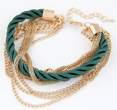 Fashionable Rope Chain Decoration Bracelet