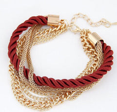 Fashionable Rope Chain Decoration Bracelet